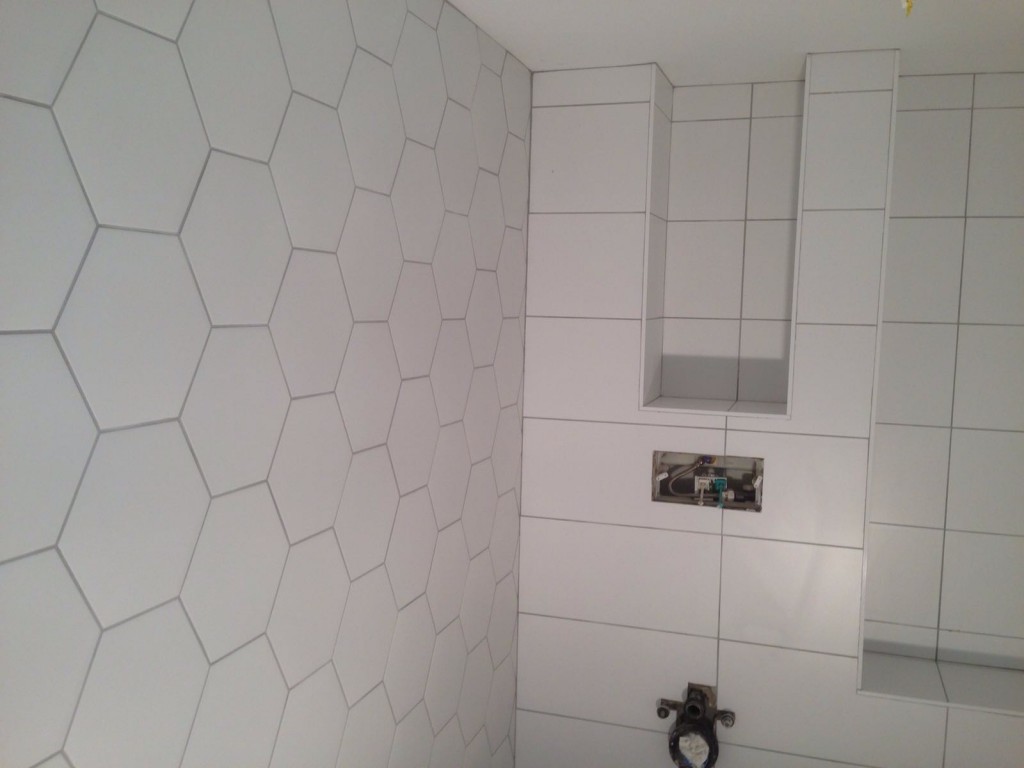 hexagon tegels badkamer