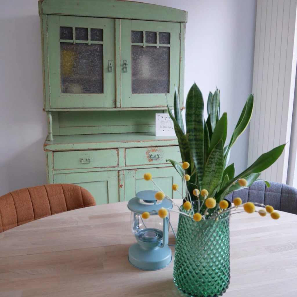 Vintage groene buffetkast